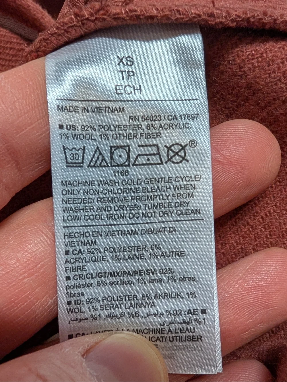 New OLD NAVY Soft Brushed Utility Red/Orange Rust Shacket Jacket (XS) - Picture 5 of 7